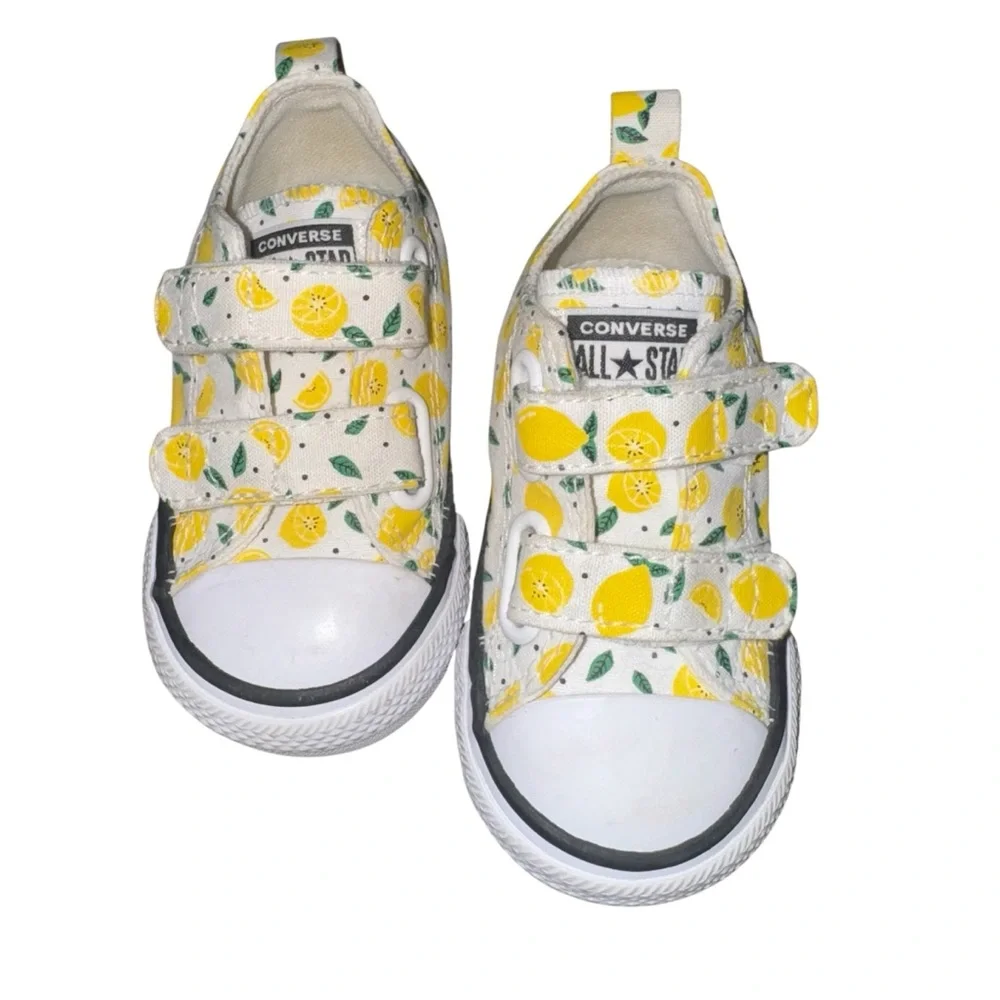 Converse Kids Lemon Pattern Sneakers